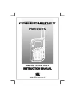 Preview for 1 page of TTI Freequency PMR-500TX Instruction Manual