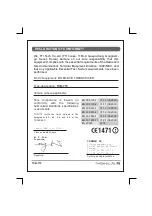 Preview for 18 page of TTI LIBERTA TCB-775 Instruction Manual