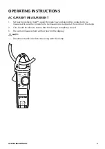 Preview for 9 page of TTI PROFESSIONALS TTICM1000V Operating Instructions Manual