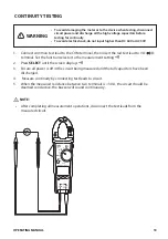 Preview for 13 page of TTI PROFESSIONALS TTICM1000V Operating Instructions Manual