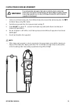 Preview for 15 page of TTI PROFESSIONALS TTICM1000V Operating Instructions Manual