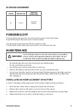 Preview for 19 page of TTI PROFESSIONALS TTICM1000V Operating Instructions Manual