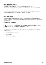 Preview for 3 page of TTI PROFESSIONALS TTICM600V Operating Instructions Manual