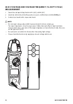 Preview for 10 page of TTI PROFESSIONALS TTICM600V Operating Instructions Manual