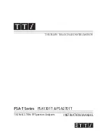 TTI PSA1301T Instruction Manual preview