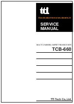 Preview for 1 page of TTI TCB-660 Service Manual