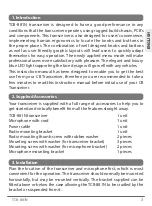 Preview for 3 page of TTI TCB-881N Instruction Manual