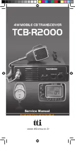 TTI TCB-R2000 Service Manual preview