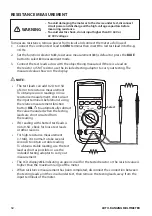 Preview for 12 page of TTI TTIDM1000VAR Operating Instructions Manual