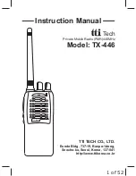 TTI TX-446 Instruction Manual preview