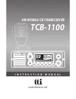 TTikorea TCB-1100 Instruction Manual preview