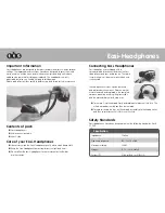 Preview for 2 page of TTS Easi-Headphones User Manual