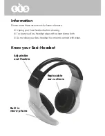 Preview for 3 page of TTS Easi-Headset EL00145 User Manual