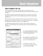 Preview for 4 page of TTS Easi-Headset EL00145 User Manual