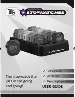 TTS Rechargeable Stopwatches User Manual preview