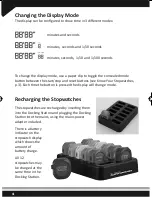 Preview for 4 page of TTS Rechargeable Stopwatches User Manual