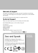 Preview for 1 page of TTS See and Speak User Manual