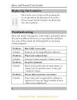 Предварительный просмотр 6 страницы TTS Sense and Soud User Manual