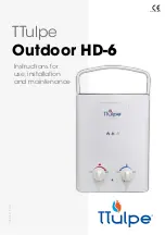 TTulpe Outdoor HD-6 Instructions For Use, Installation And Maintenance preview