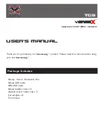 Предварительный просмотр 1 страницы tuact VenomX User Manual