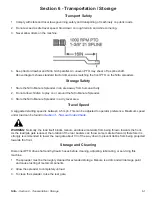 Preview for 30 page of Tube-Line NITRO 275RS Operator'S Manual