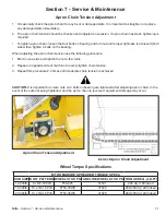 Preview for 32 page of Tube-Line NITRO 275RS Operator'S Manual