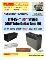 Preview for 1 page of TubeDepot JTM45+ Assembly Manual