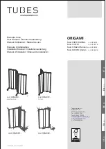 Предварительный просмотр 1 страницы TUBES ORIGAMI FREESTANDING ORGMF Series User Manual