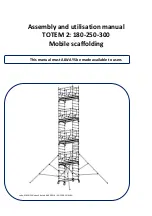 Preview for 32 page of TUBESCA-COMABI 180-250-300 Assembly And Utilisation Manual