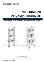 Preview for 3 page of TUBESCA-COMABI NEOLIUM LINE 200 Assembly And Operating Manual