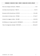 Preview for 2 page of TUBESCA-COMABI NEOLIUM SX Assembly And Operating Manual