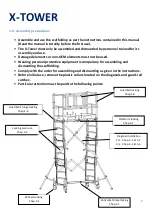 Preview for 39 page of TUBESCA-COMABI X-TOWER Assembly & Operating Manual