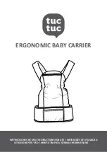 Preview for 1 page of tuc tuc ERGONOMIC BABY CARRIER Instructions For Use Manual