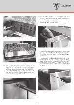 Preview for 9 page of Tucker Barbecues Charcoal Deluxe Built In Assembly, Installation And Operating Instructions