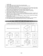 Предварительный просмотр 13 страницы Tucker-Mate KS-C6025BS-2 Assembly, Use And Care Manual