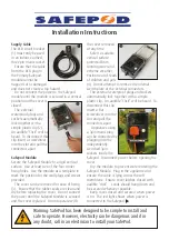 TuControls Safepod Installation Instructions preview