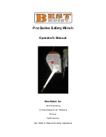 Tuff-Built BEST HOIST Pro Series Operator'S Manual preview