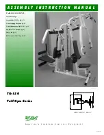 Tuff stuff Tuff Gym Series TG-150 Assembly & Instruction Manual предпросмотр