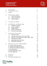 Preview for 3 page of TUFFA TANKS 10000VBFS Installation, Operation And Servicing Manual