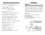 Preview for 4 page of Tuffcare T8036 Operation Manual