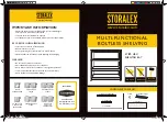 Preview for 1 page of Tufferman STORALEX 4 TIER HRX SHELVING BAY Instructions