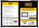 Preview for 1 page of Tufferman STORALEX HRX WORKBENCH Instructions