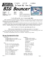 TufFlight Big Bouncer Assembly Instruction Manual предпросмотр