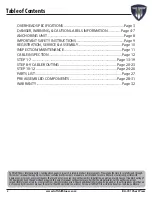 Предварительный просмотр 2 страницы TuffStuff BA-701 Maintenance & Assembly Instructions