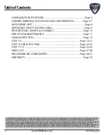 Preview for 2 page of TuffStuff BA-708 Maintenance & Assembly Instructions