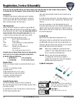 Preview for 10 page of TuffStuff BA-708 Maintenance & Assembly Instructions