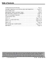 Preview for 2 page of TuffStuff BIO-ARC MID ROW BA-706 Maintenance & Assembly Instructions