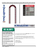 Preview for 5 page of TuffStuff CalGym CG-7501 Owner'S Manual