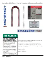 Preview for 5 page of TuffStuff Calgym CG-7512 Owner'S Manual