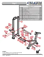 Preview for 11 page of TuffStuff Calgym CG-7512 Owner'S Manual